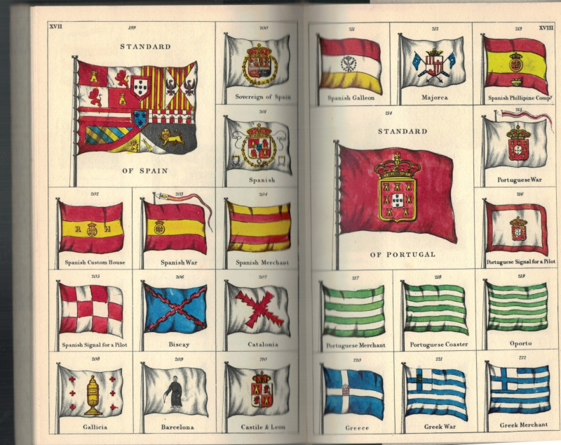 Flaggen aller seefahrenden Nationen (1 St.) J. W. Norie, J. S. Hobbs; Egon Heinemann Verlag